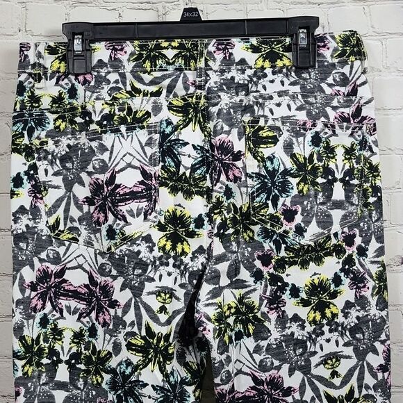 Victoria's Secret VS Mid-Rise Vintage Siren Floral Skinny Jeans Stretch Denim 14 - Picture 9 of 12